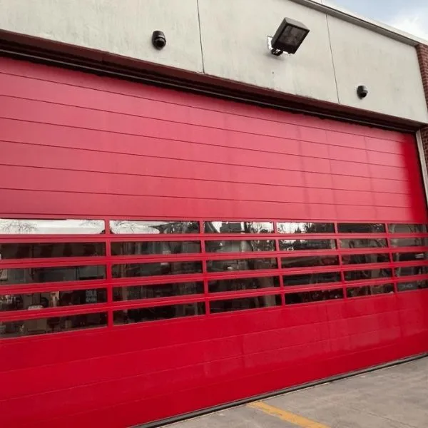Secure rolling steel door