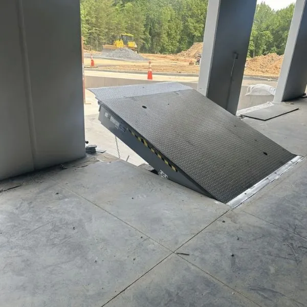 Industrial loading dock installation